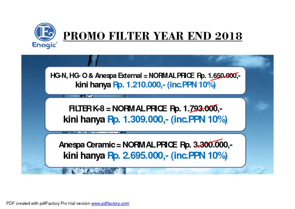 thumbnail of FILTER SALE