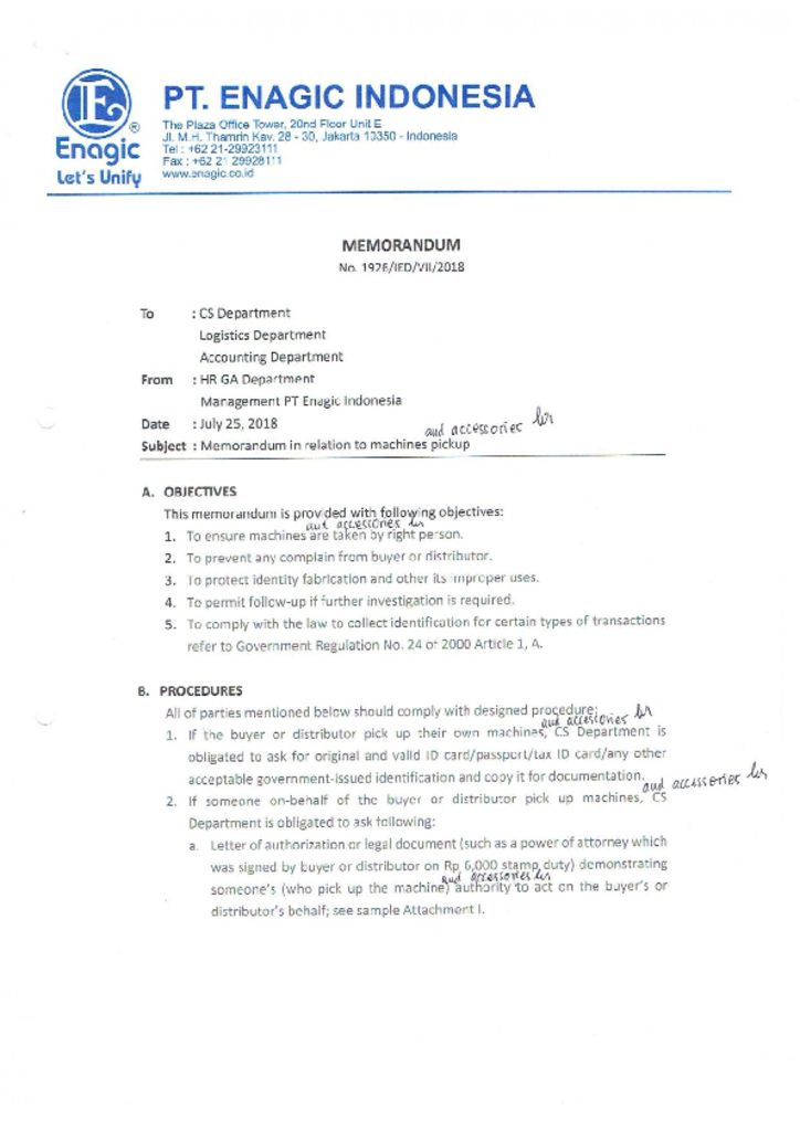 thumbnail of REV2 Memorandum in relation to machines and accessories pickup